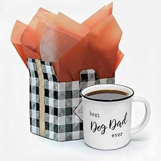 MAINEVENT Best Dog Dad Mug 11 Ounce, Dog Dad Coffee Mug, Best Doggy Father Ever Gift, Doggy Daddy Cup, Novelty Coffee Cup