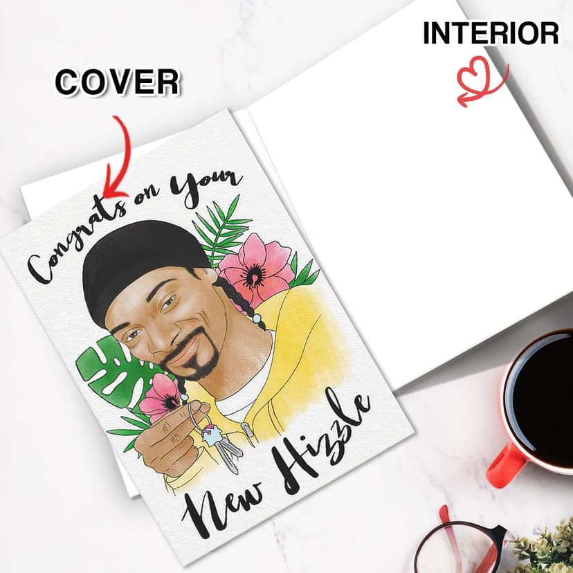 Funny Congratulations Card for New Homeowners,Blank Inside for Personal Message,Great Housewarming Gift With Envelope New Home Card,Congrats Housewarming Gift for Couples,Friends B0CJBW2QSY