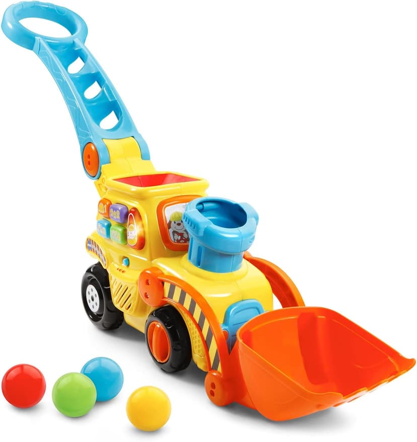 VTech Pop-a-Balls Push and Pop Bulldozer, Yellow B06WV7VBY5