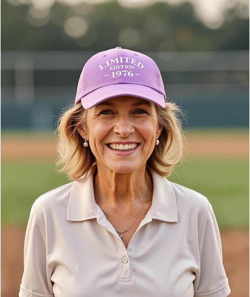 50th Birthday Gifts for Him Her, 50 Year Old Gifts Ideas, Adjustable Washed Cotton Embroidered Baseball Cap B0FJRQ6JCK