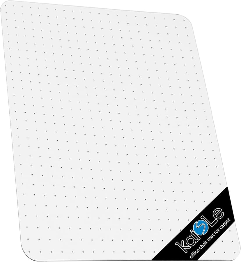 Office Chair Mat for Carpet, 32x48 Heavy Duty Clear Plastic Rolling Chair Mat for Carpet Floor, Under Computer Desk Chair Floor Mats Protector Carpeted Floors