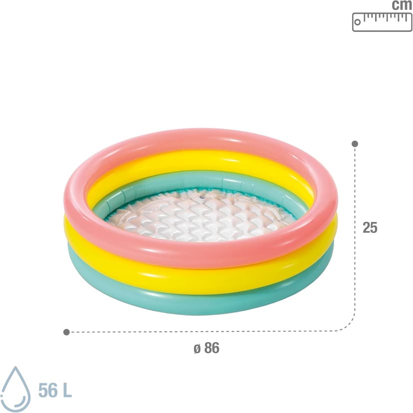 Intex Sunset Glow Baby Pool (34 in x 10 in)