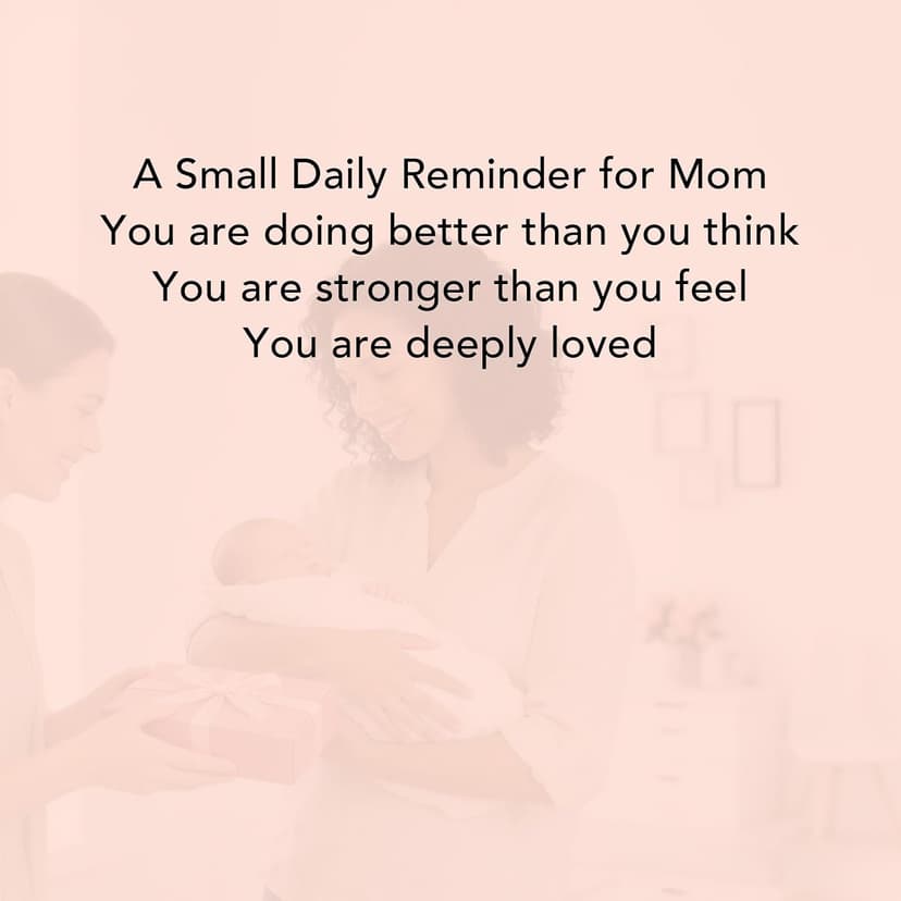 For New Moms After Birth, First-Time Moms & Baby Showers, A Thoughtful Self-Care and Encouragement Gift Push Presents for New Mom, Affirmation Cards & Amethyst Worry Stone B0GT8Z9ZP3