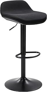 IWMH Standing Desk Stool, Height Adjustable Standing Desk Chair, Ergonomic Sit Stand Stool with Footrest, 360° Swivel Leaning Stools for Office Home (Black)