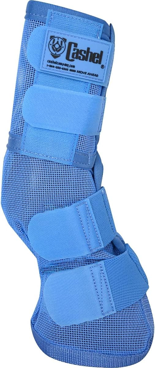 Cashel Crusader Horse Leg Guard Fly Boots 3, Blue, Horse, (CASC-LG3)