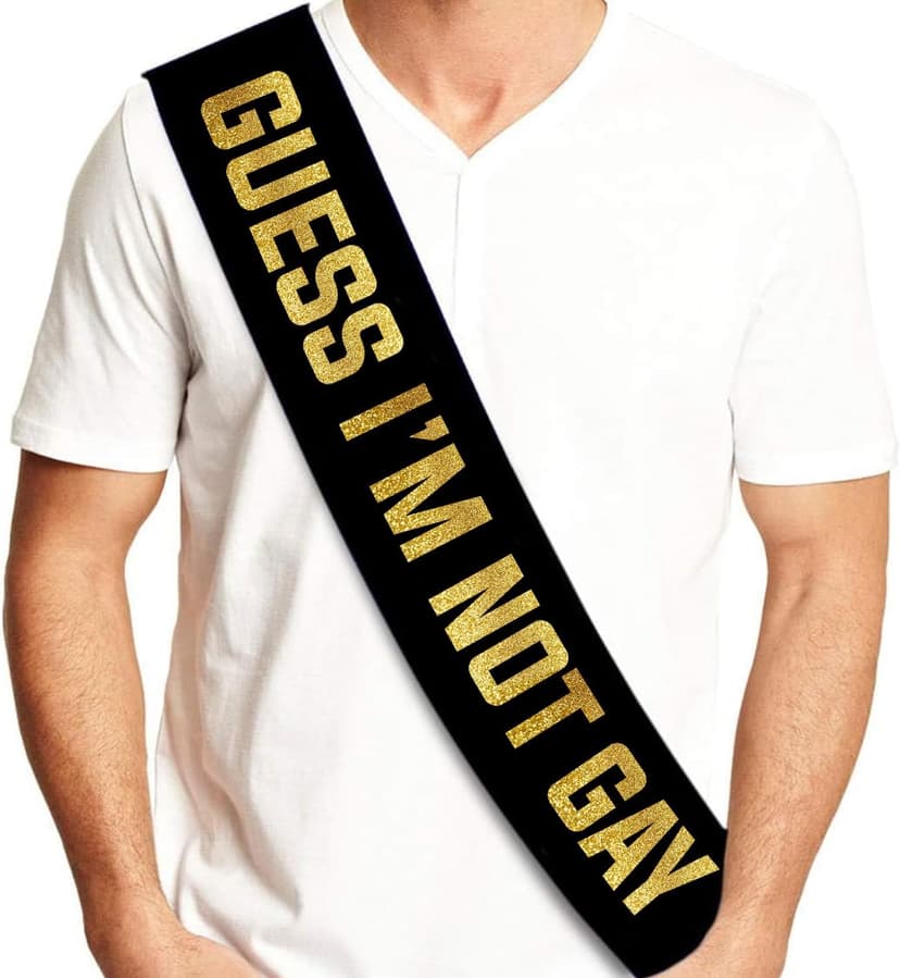 Sterling James Co. Groom Sash - Funny Bachelor Party Supplies, Decorations, Ideas, Gifts, Jokes and Favors