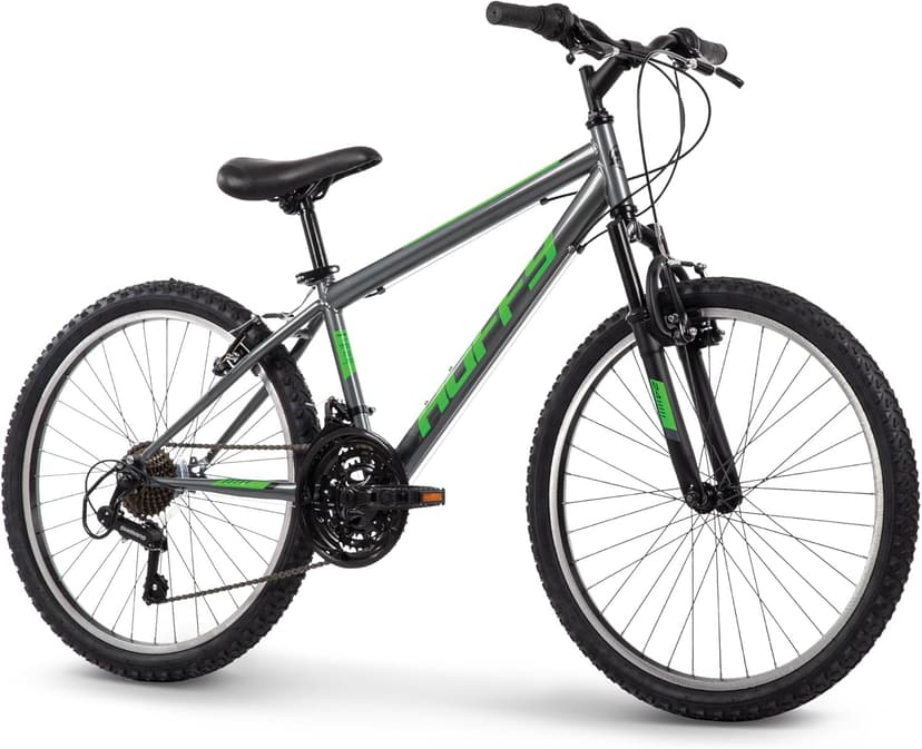 Huffy Stone Mountain Bike for Men and Women, 20”/24”/26”, 6-Speed (20”) or 21-Speed, Front or Dual Suspension (Varies), Multiple Colors, Adjustable Saddle, Shimano Equipped, All-Terrain Tires