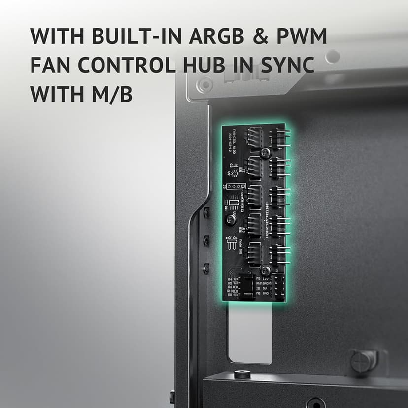 Antec Flux Pro, 6 x PWM Fans Included, High-Airflow Front Panel with Walnut Wood, iShift PSU 90° Mount, USB3.0 x 2, Type-C, 420mm Radiator Support, Temp. Display, Full-Tower E-ATX PC Case