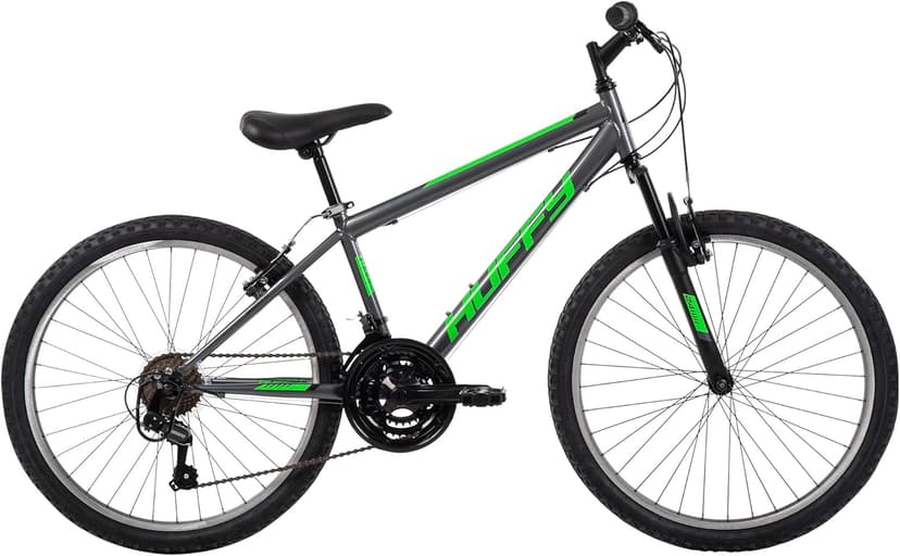 Huffy Stone Mountain Bike for Men and Women, 20”/24”/26”, 6-Speed (20”) or 21-Speed, Front or Dual Suspension (Varies), Multiple Colors, Adjustable Saddle, Shimano Equipped, All-Terrain Tires