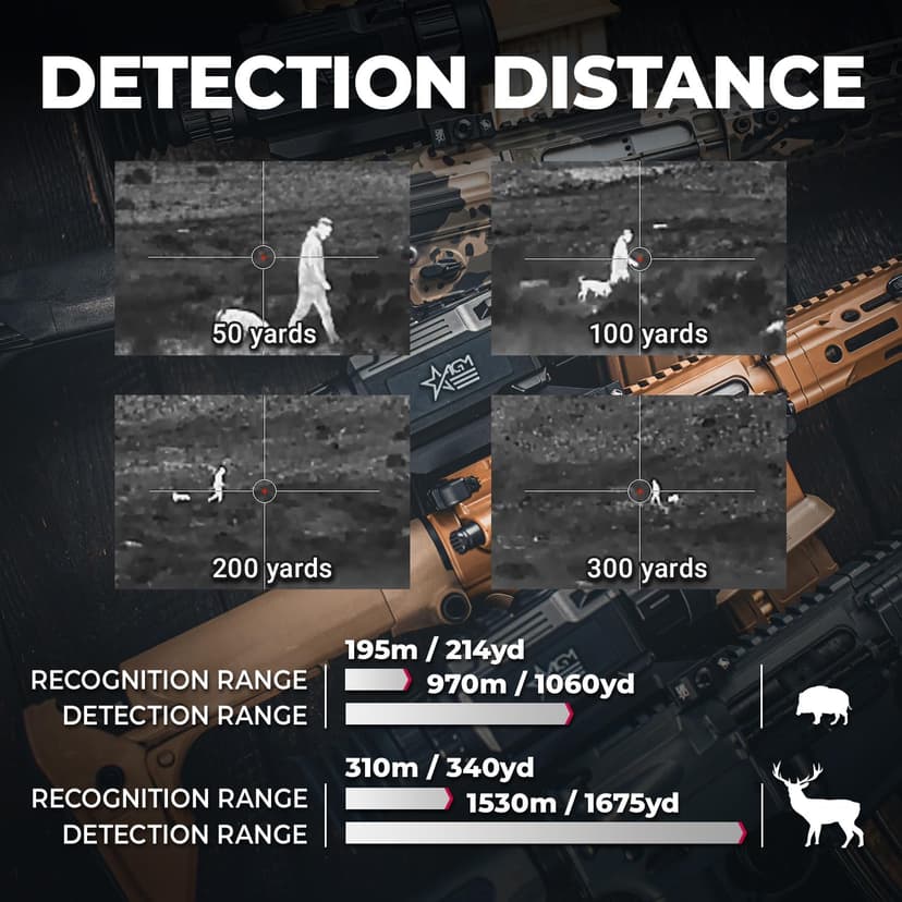 AGM Global Vision Rattler V2 Thermal Imaging Rifle Scope for Hunting. High Resolution Thermal Scope with High Sensitivity Thermal Optics IR Vision riflescope. Waterproof & Durable Design
