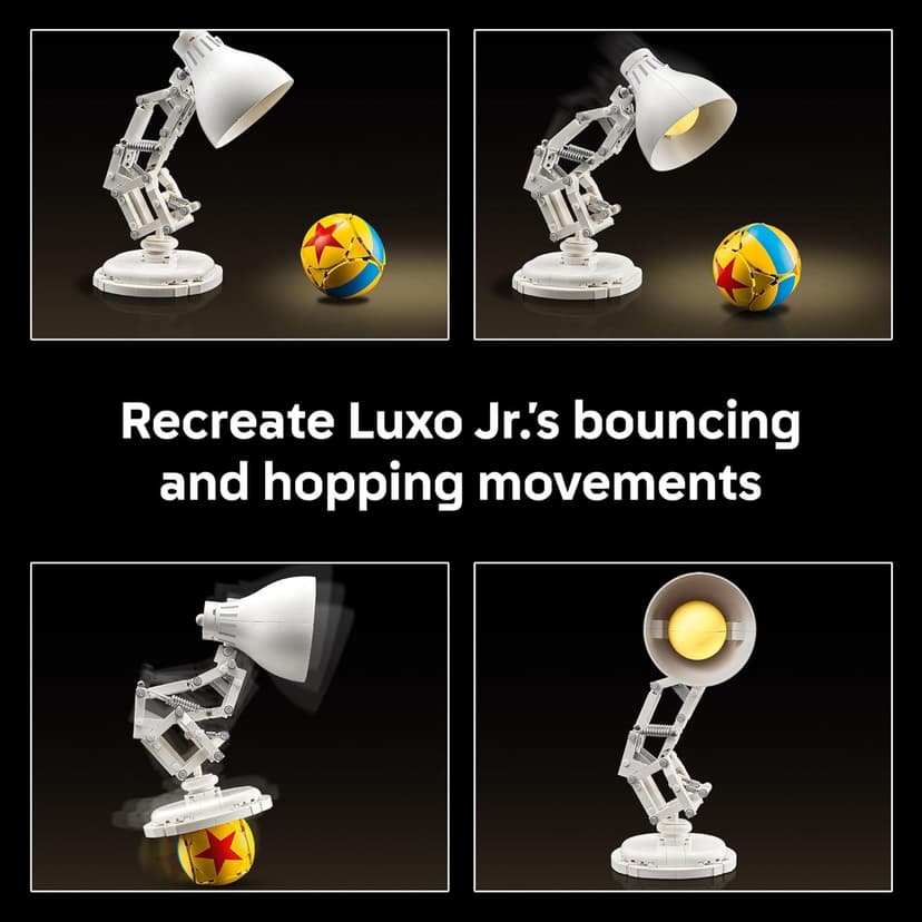LEGO Ideas Disney Pixar Luxo Jr. - Building Set for Adults, Men & Women, Ages 18+ - Office and Desk Decor - Gifts for Christmas - 21357