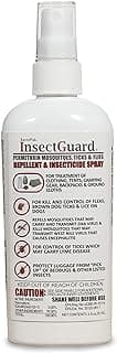 InsectGuard Permethrin Mosquitoes, Ticks and Flies Repellent & Insecticide Pump Spray (6oz)