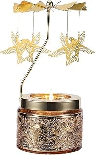 Christmas Candle Gifts for Women, Birthday Gifts for Mom Daughter Sister Wife, Unique Hummingbird Gift for Friend Women, Rotatable Scented Candles Gift for Christmas Anniversary Mothers Day