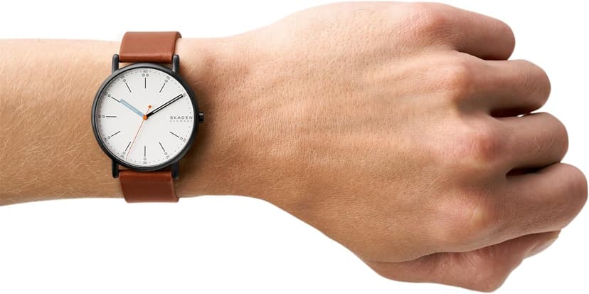 Skagen Signatur Minimalist Men's Watch with Stainless Steel Bracelet, Mesh or Leather Band