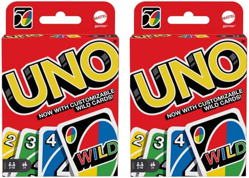 Mattel 4347154784 Uno Card Game 2 Pack, Red