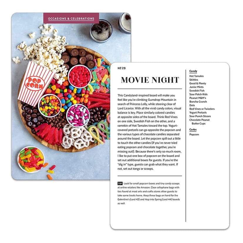 The Cheese Board Deck: 50 Cards for Styling Spreads, Savory and Sweet 0593233271