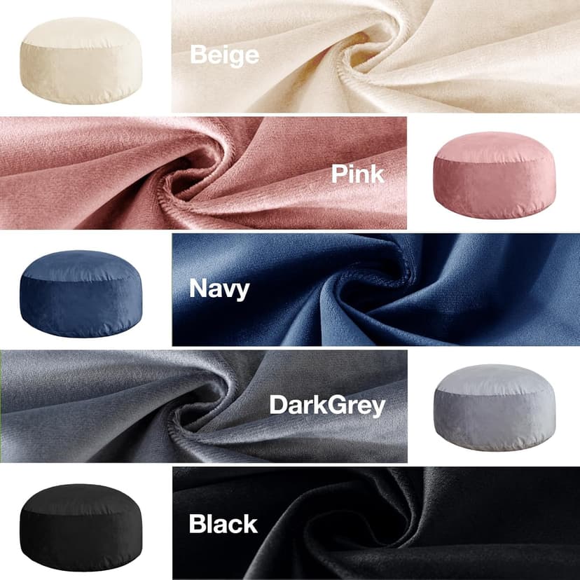 SHOUREN 3 Ft Bean Bag Chair,Memory Foam Bean Bag Chairs for Adults,Bean Bag Sofa for Living Room,Beanbag with Filler Included,Soft Velvet Fabric,Pull-Handle - 3 Foot,Dark Grey