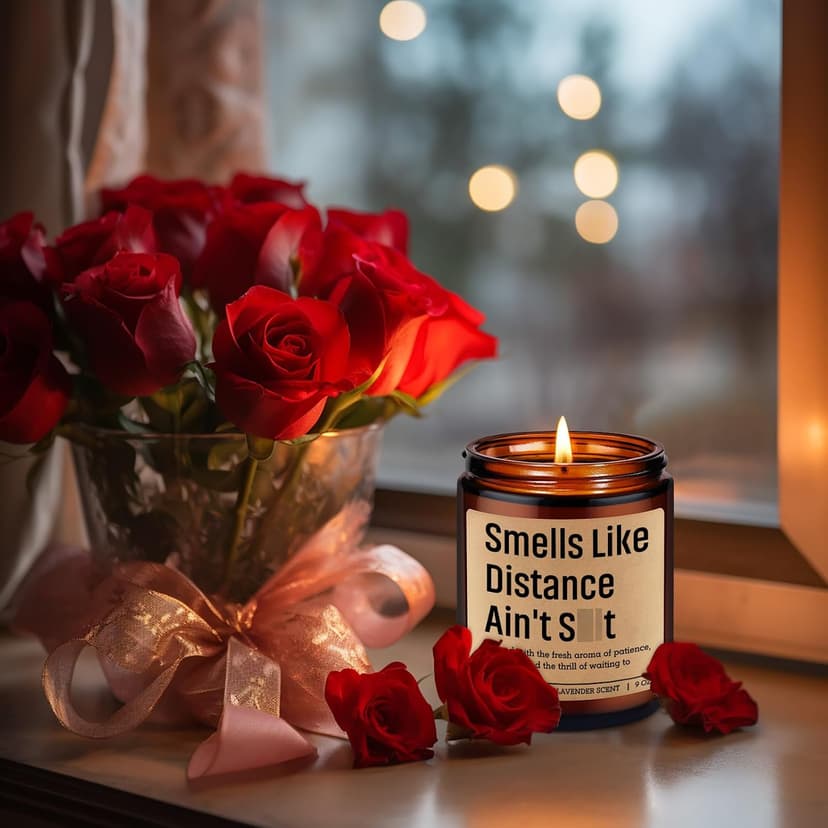 Gifts for Long Distance Boyfriend, Girlfriend, Christmas, Birthday, Miss You, Long Distance Friendship Gifts for Best Friend GSPY Candle, Long Distance Relationship Gifts for Him, Her, BF, GF, Couples B0G48L3KMF