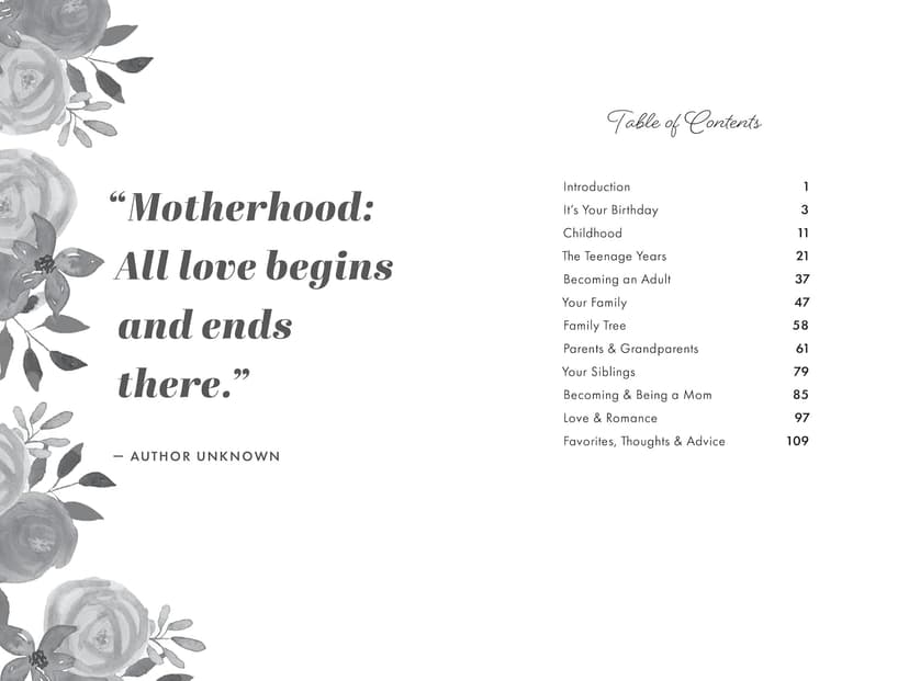 Mom, I Want to Hear Your Story (Expanded Edition): A Mother's Guided Journal to Share Her Life & Her Love (Hear Your Story Books) 146425141X