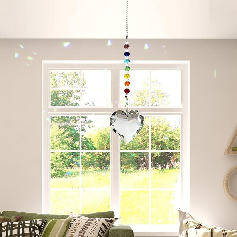 Hegelda Graduation Gifts for Women Her 2026 Crystal Heart Suncatcher Ornaments B0GH76NCTW