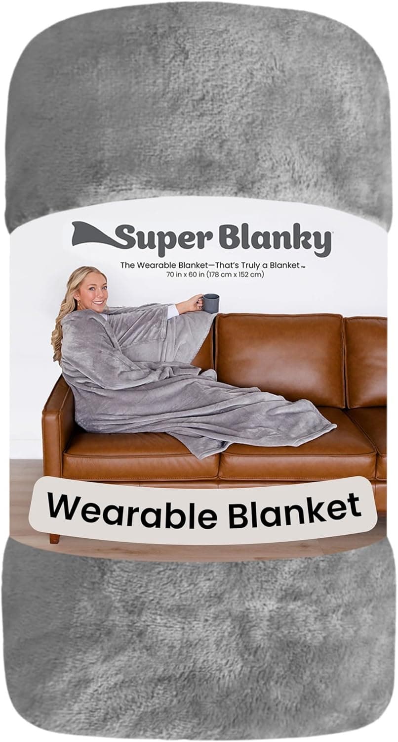 Wearable Blankets for Women, Adult Wearable Blanket Men, Girlfriend Gifts for Women Dorm Room Essentials for Her