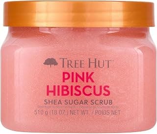 Exfoliating & Nourishing with Shea Butter & Essential Oils, Body Exfoliator for All Skin Types, Self Care Gifts for Women Tree Hut Pink Hibiscus Body Scrub, Exfoliating Sugar Scrub, Vegan, 18 Oz B0BWL4F6WY