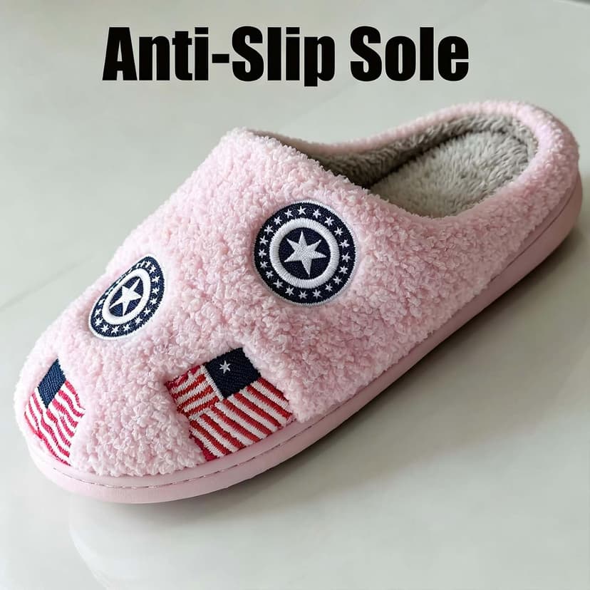 Women's Men's House Slippers with Unique Design Variety, Soft Fuzzy Fluffy Slippers for Women Men, Cozy Memory Foam Indoor Slipper, Non-Slip Shoes for Winter, Great Gifts for Mom Wife Sister Grandma B0FDQ2CVWW