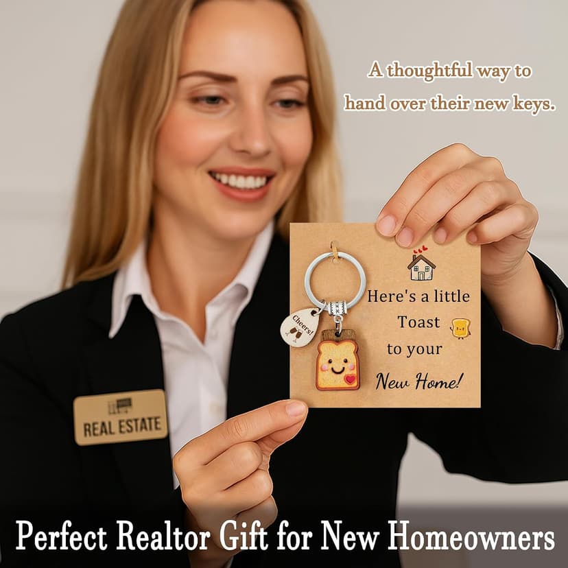 Next Chapter, New Home, Engagement, New Job, PBJ, 18 21 Birth, Loaf You, Thank You, Graduation Gifts, Couple, Friend, Retired PEALICIOUS Toast Keychain for Girls New Beginnings Congratulations Gifts B0FNQY48F8