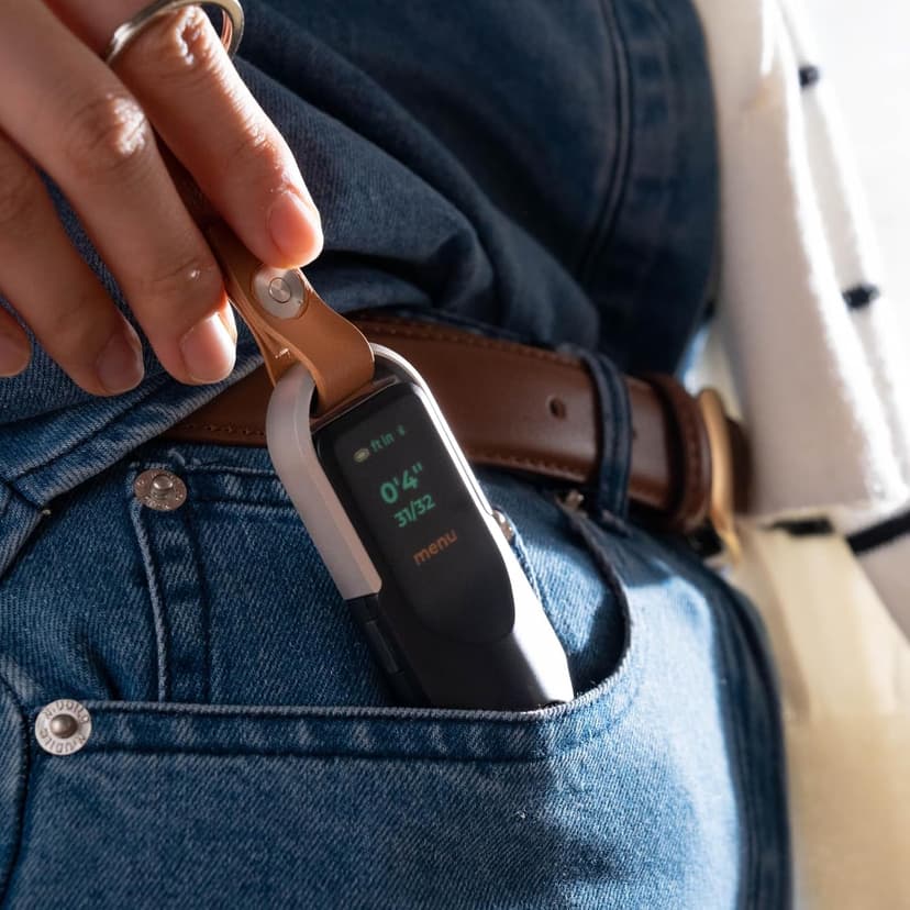 HOZO NeoRulerGO Digital Tape Measure with Laser, Smart Rechargeable Measuring Tool for Flat, Curved, Odd Shapes | Bluetooth App | Pocket Size | Cool Gadgets for Dad, Men, Husband