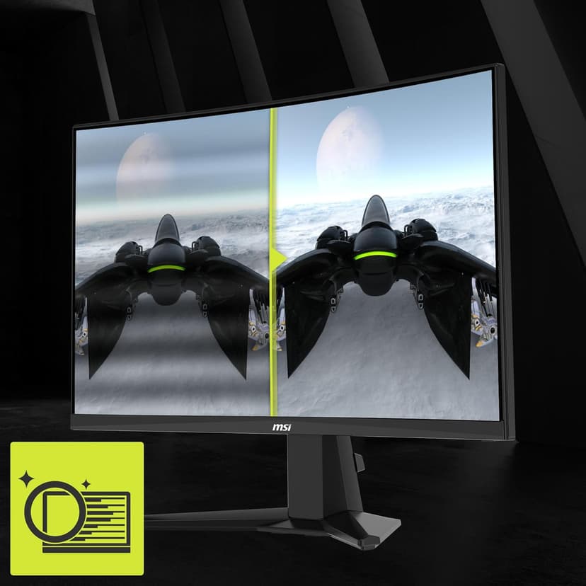 msi MAG 245C X24 24-inch 1920 x 1080 (FHD) Gaming Monitor, 240Hz, FreeSync Premium, HDR Ready, HDMI, VGA Port, VESA Mountable, Tilt, 4-Side Slim Bezel, 1ms, Black