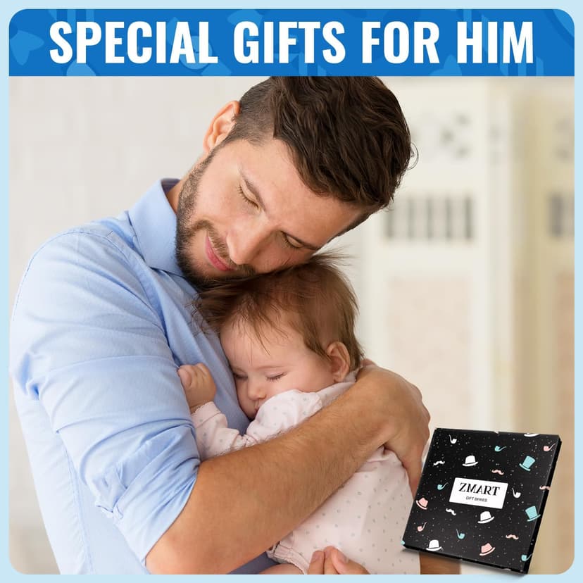 Zmart Cool Gifts for Men - Soon to Be Dad Gifts, Funny Father Day Grandpa Dad Socks