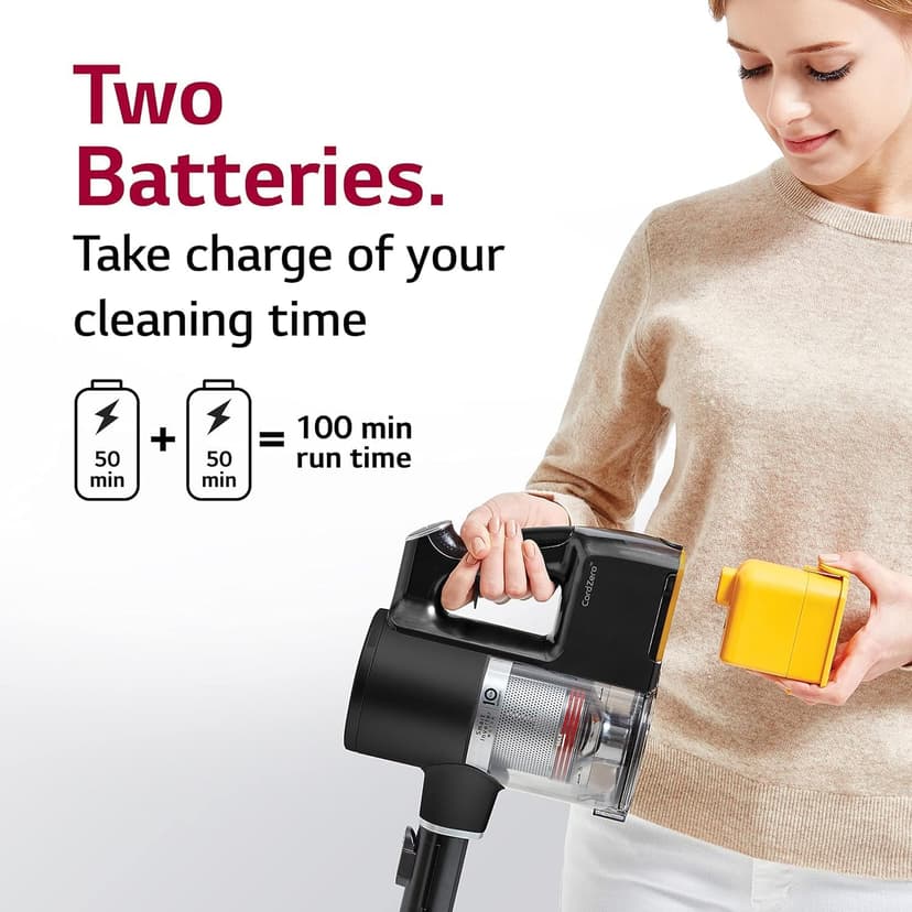 LG CordZero Vacuum, Matte Black (Renewed)