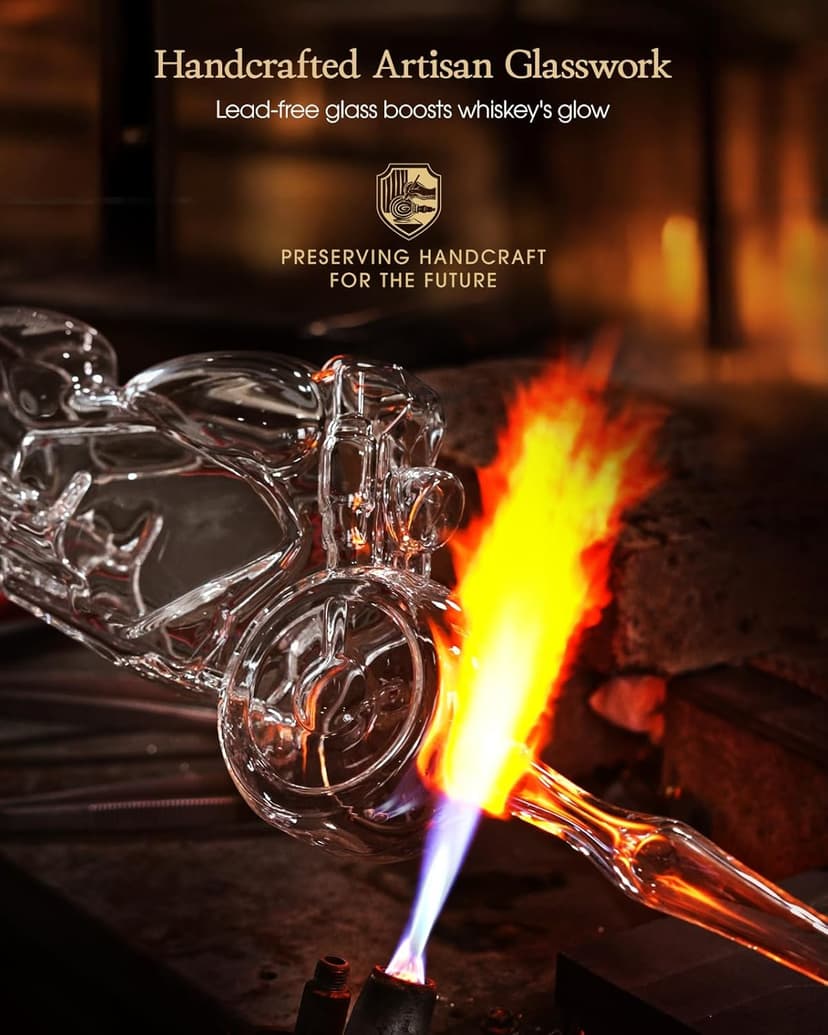 Titan LSO Whiskey Glasses and Stones in Unique Tactical Box Display | Bourbon Cocktail Cups, Coasters and Tongs | Gifts for Men | Glass Set