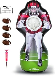 GoSports Inflataman Football Challenge - Inflatable Receiver Touchdown Toss Game