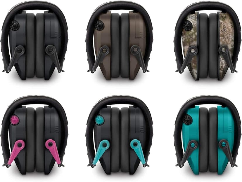 Walker's Razor Slim Ultra Low Profile Compact Design Adjustable Range Shooting Hunting Hearing Protection Electronic Earmuffs