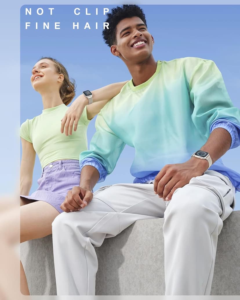 Original Stainless Steel Milanese Loop Compatible with Apple Watch Band 38mm 40mm 41mm 42mm 44mm 45mm 49mm, Magnetic Clasp Replacement Band for iwatch Series 9, Ultra 2/Ultra, SE/SE 2nd Generation, 8 7 6 5 4 3 2 1, Women & Men Watch Bands for iWatch (Starlight, 41mm/40mm/38mm)