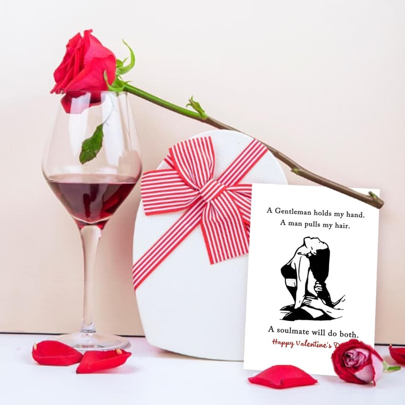 Valentines Day Card Gifts for Him Men, Happy Valentine's Day Gifts for Husband Boyfriend Fiance form Wife Girlfriend Fiancee, Mens Valentines Gifts Ideas, Vday Card
