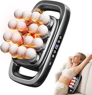 16 massage heads provide wide coverage with adjustable intensity for a comfortable massage at home or office. 16 Head Back Massager, Deep Tissue Massager for Back and Shoulders B0GPWNV85F