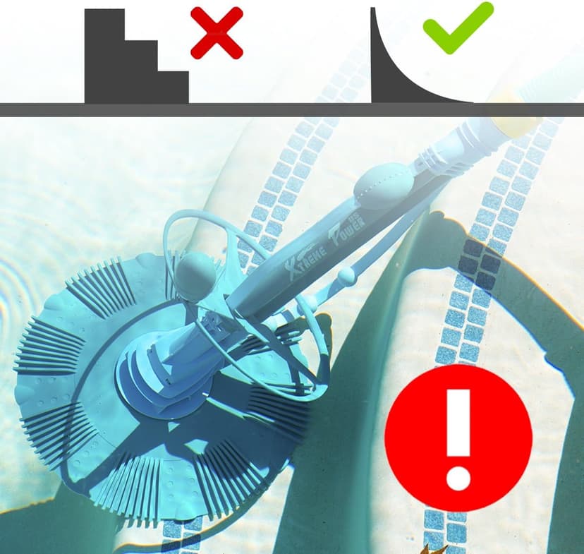 XtremepowerUS Automatic Swimming Pool Cleaner Ingound/Above Ground Side Suction Hover Vacuum Pool Cleaner with 5-Way Pool Testing Kit Set