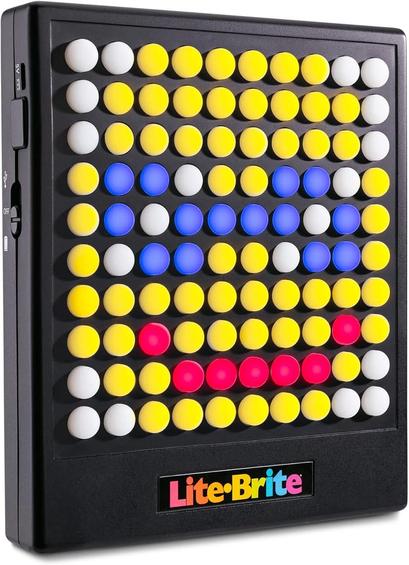 Lite-Brite Touch - Create, Play and Animate - Light Up Portable Stem Sensory Learning Toy, Creative Art Stem Toy for Girls, Boys, Unisex, Toddler, Holiday, Birthday, Gift, Ages 6+