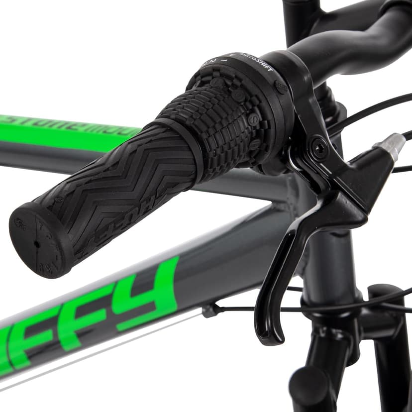 Huffy Stone Mountain Bike for Men and Women, 20”/24”/26”, 6-Speed (20”) or 21-Speed, Front or Dual Suspension (Varies), Multiple Colors, Adjustable Saddle, Shimano Equipped, All-Terrain Tires