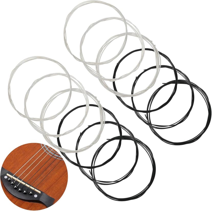 2 Sets Guitar Strings for Classical Guitar, Classicals Nylon Guitars Strings Acoustic, Classical Guitars Coated with Silver, Fast and Easy Restring