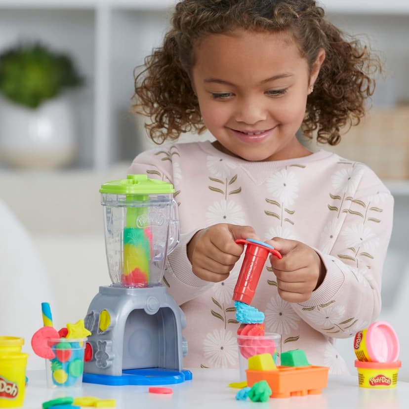 Play Doh Swirlin' Smoothies Toy Blender Playset, Play Kitchen Appliances, Kids Arts and Crafts Toys for 3 Year Old Girls and Boys and Up B0C3528VHM