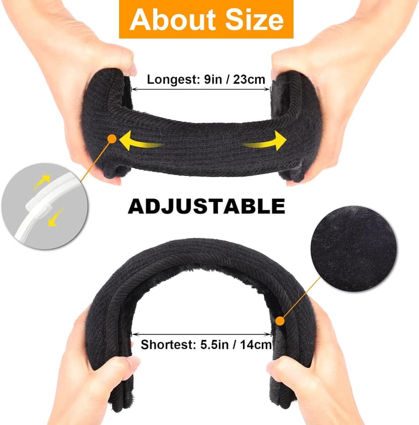 Surblue Unisex Warm Knit Earmuffs Ladies Outdoor Cashmere Winter Pure Color Fur Earwarmer