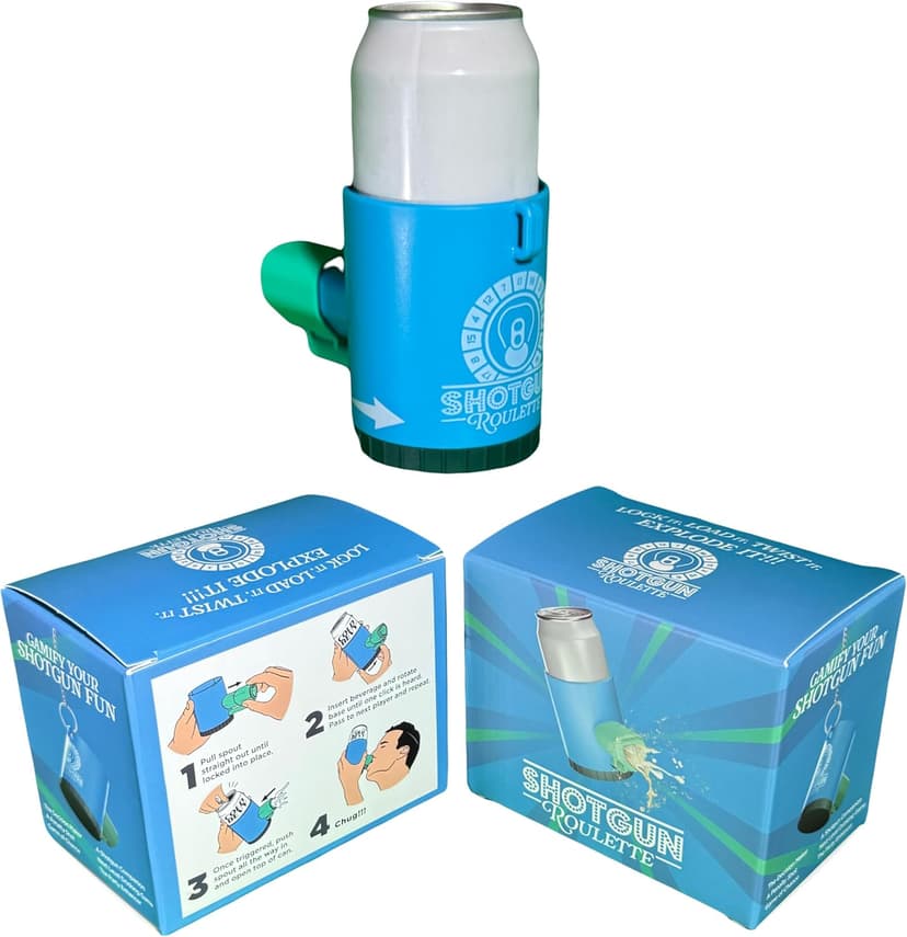 THE ORIGINAL Shotgun Roulette™ - Drinking Game for Parties, Tailgates, BBQ & Bachelor Party | Funny White Elephant Gift & College Frat Game