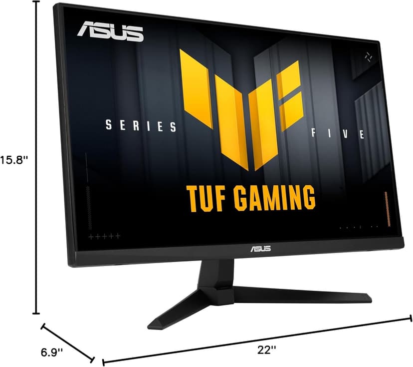 ASUS TUF Gaming Series 5 24.5” 1080P Monitor (VG259QM5A) – Full HD, Fast-IPS, 240Hz, 0.3ms, G-SYNC Compatible, FreeSync Premium, 99% sRGB, DisplayWidget, Gaming AI, 3 yr Warranty