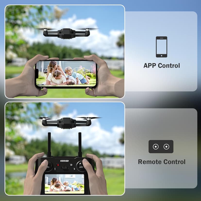 GPS Drone with EIS Camera 4.5" LCD Screen on Controller, FPV Drones Al Track&Orbit Mode with Professional with Auto Return Follow Me for Adult Beginner, GPS Brushless Drone Long Range Circle Fly,Under 249g