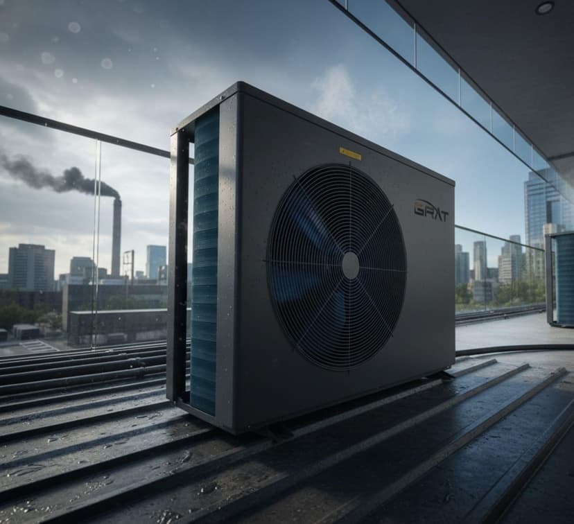 Full Inverter Heat Pump for Hot Tub and Bath, 75000BTU Electric Swimming Pool Heater, 20000 Gallons, for Above Ground and In ground Pools, WiFi Capable Timer, Heating and Cooling, Defrosting, 220-240V