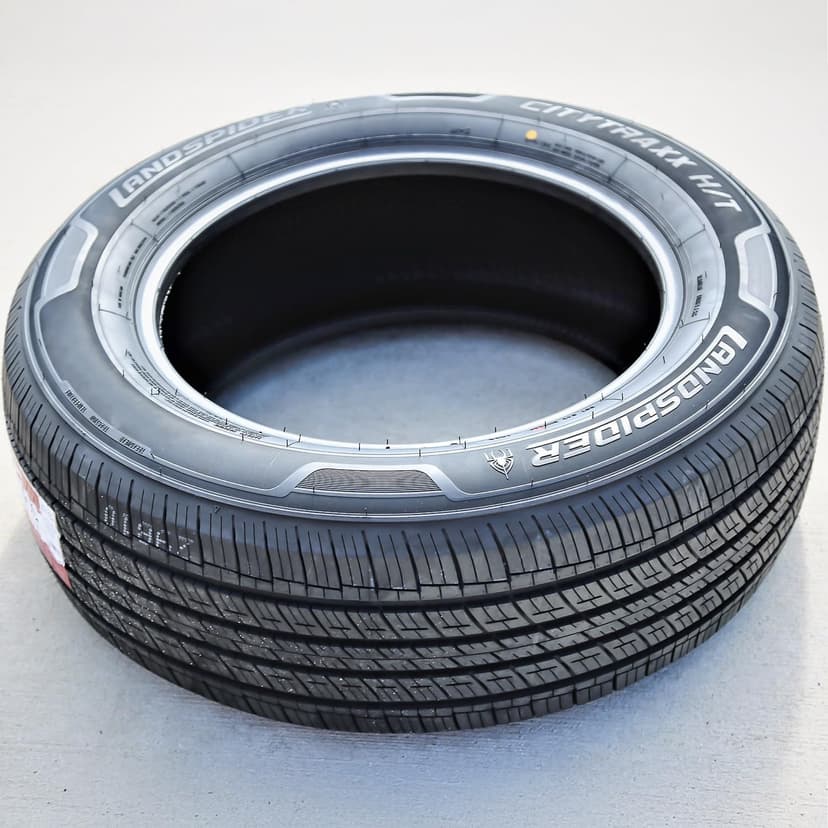Set of 4 (FOUR) Landspider Citytraxx H/T All-Season Truck/SUV Highway Radial Tires-285/60R18 285/60/18 285/60-18 120H Load Range XL 4-Ply BSW Black Side Wall UTQG 480AA