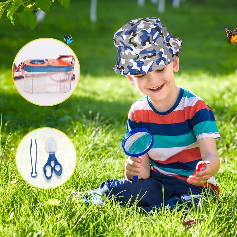 Pop-up tent, campfire, lantern, binoculars and camping gear for realistic pretend adventures indoors or outdoors Meland Camping Play Set for Child 3-6, Pretend Adventure Toy Gift B094XXBT8Z